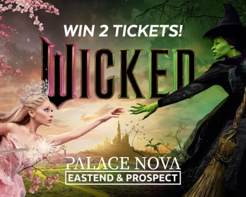 A close-up of wicked tickets showcasing vibrant colors and intricate designs.